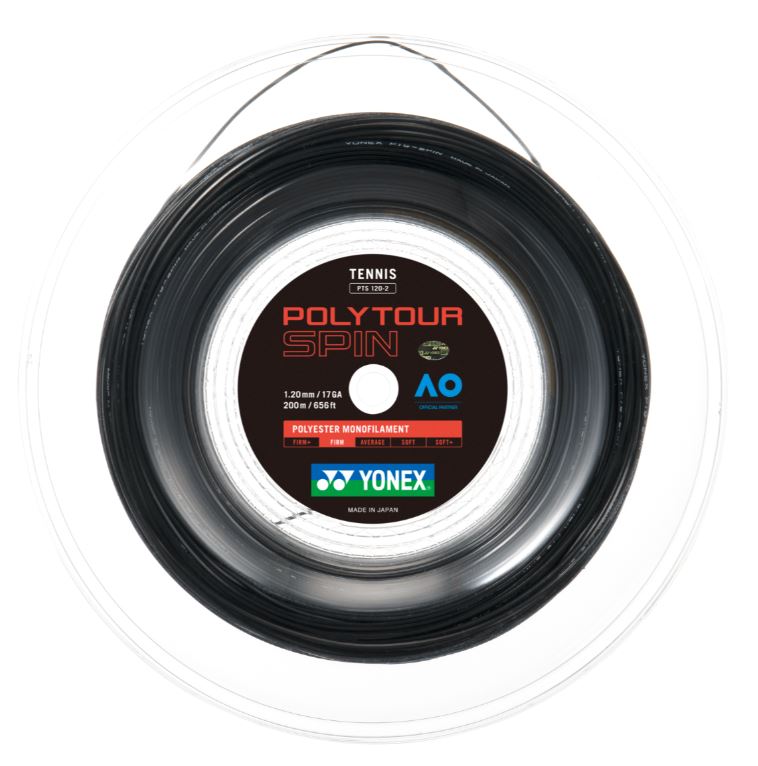 Yonex Poly Tour Spin 1.20 black