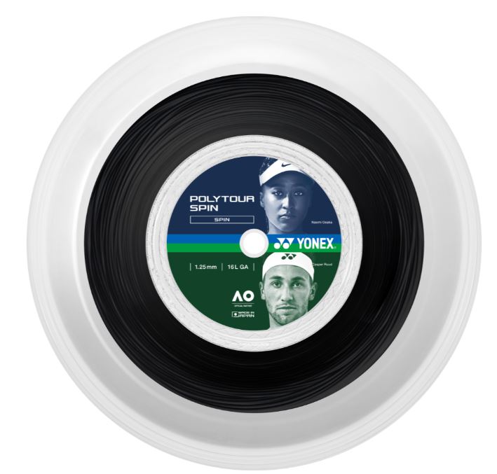 Yonex Poly Tour Spin 1.25 black
